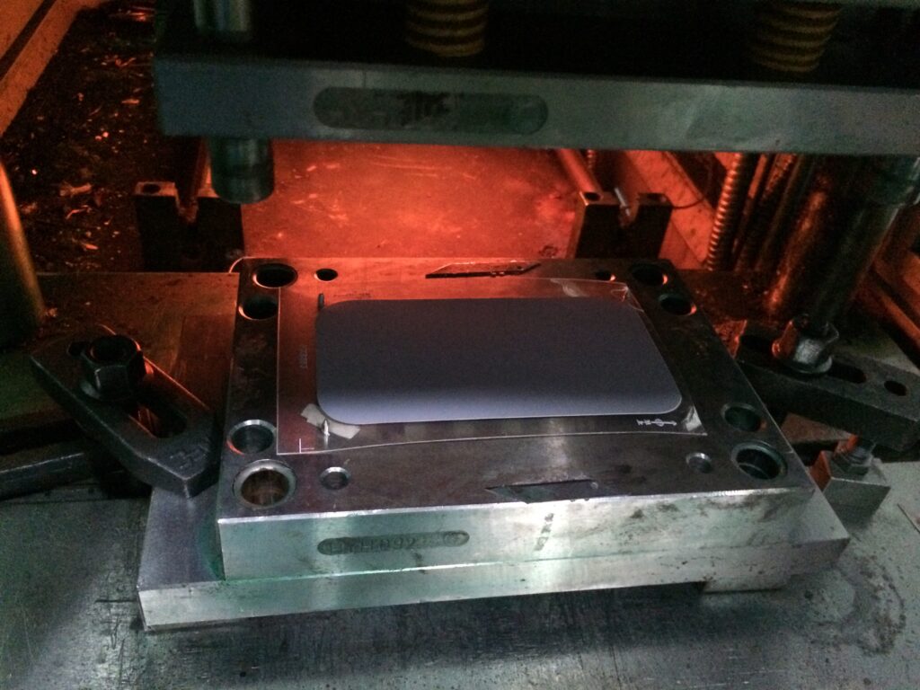 Forming the PET film